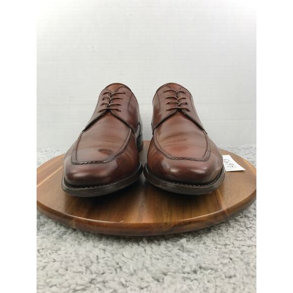Magnanni Mens 12D Romelo Brown Leather Apron Toe Career Office Oxford Dress Shoe main image 9